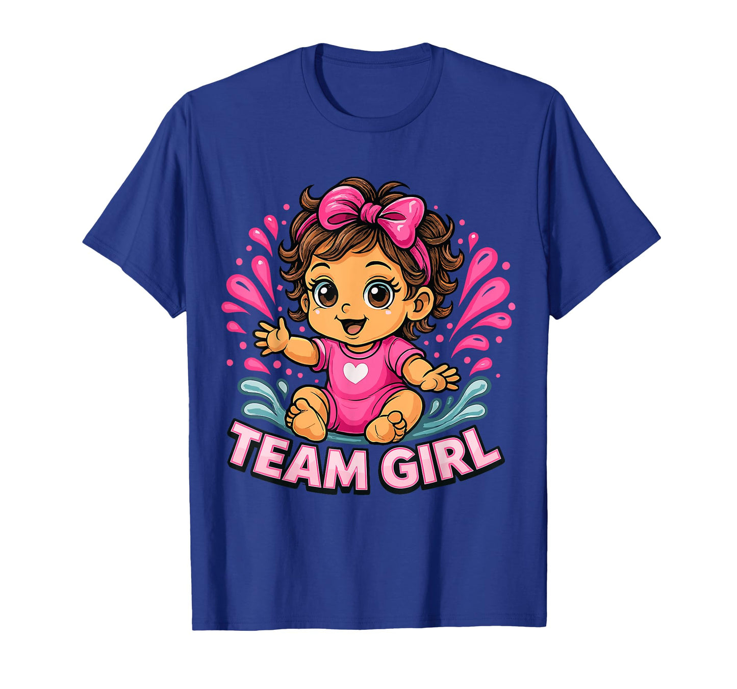 Team Girl Baby Gender Reveal Party T-Shirt