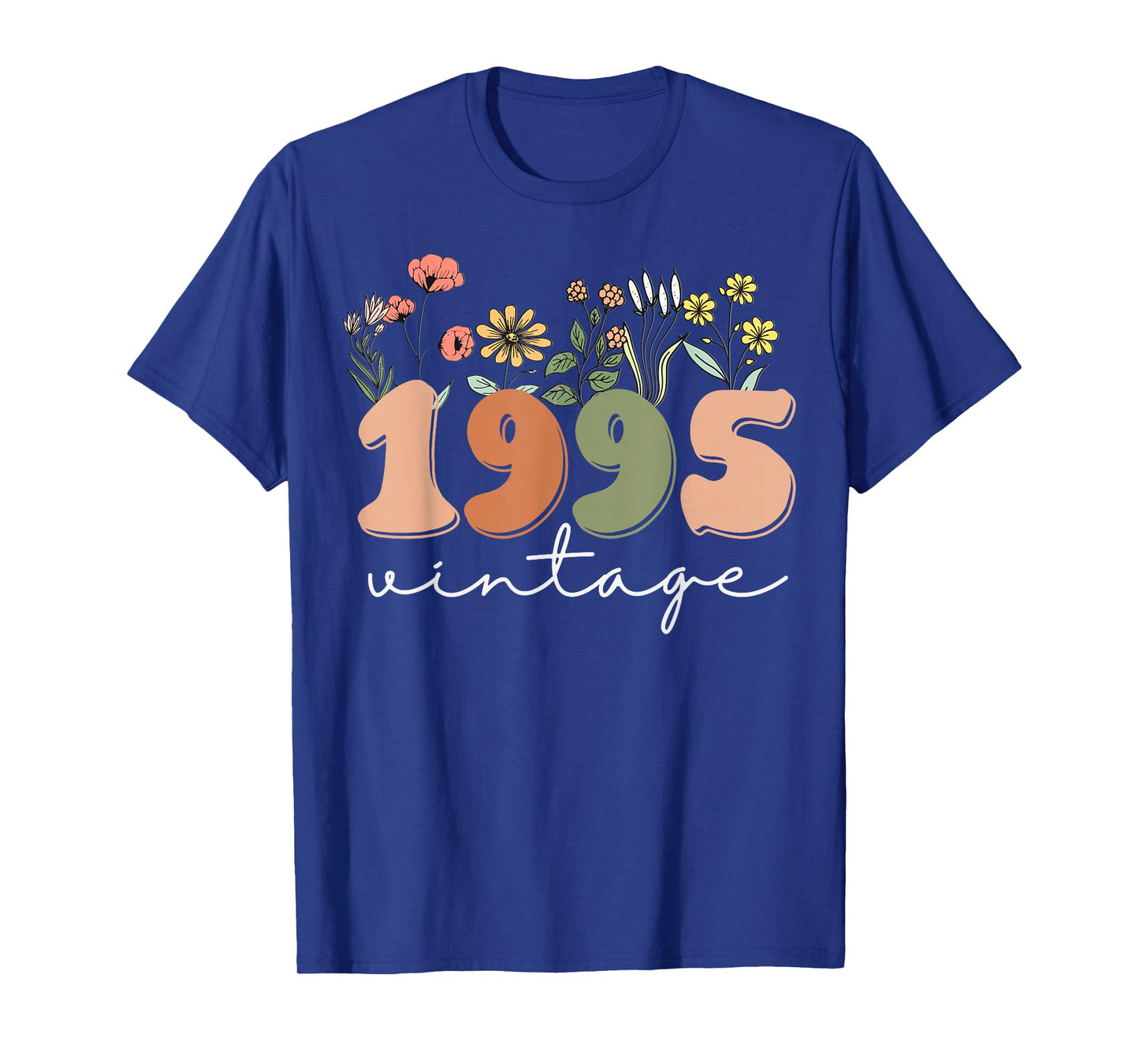 30 Years Old Vintage 1995 30th Birthday Tee Wildflower Women T-Shirt