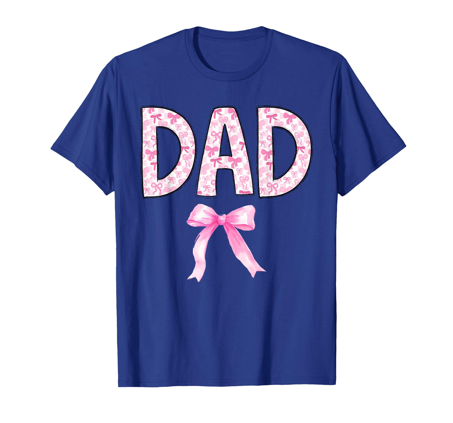 Dad Birthday Squad Matching Coquette Bow Family Party T-Shirt