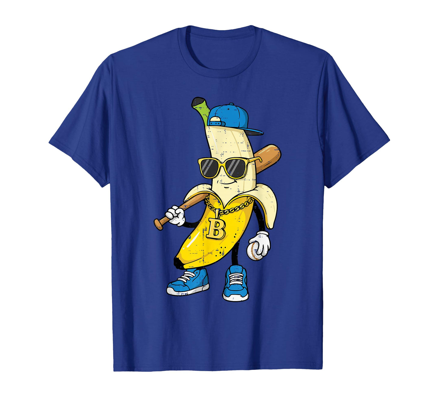 Banana Bling Cool Fruit Men Boys Kids T-Shirt