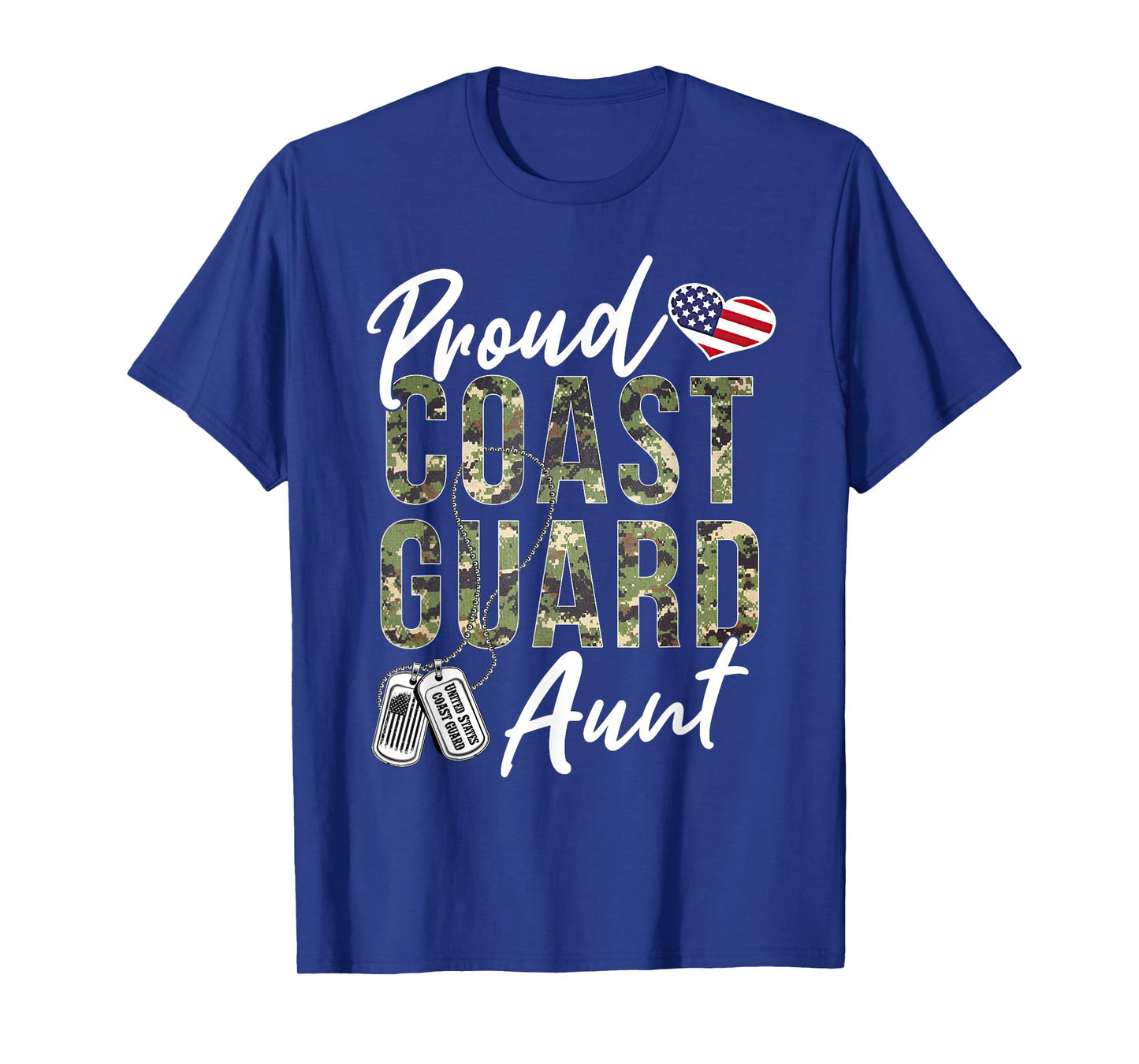 Proud Coast Guard Aunt US Coast Guard Graduation Aunt T-Shirt