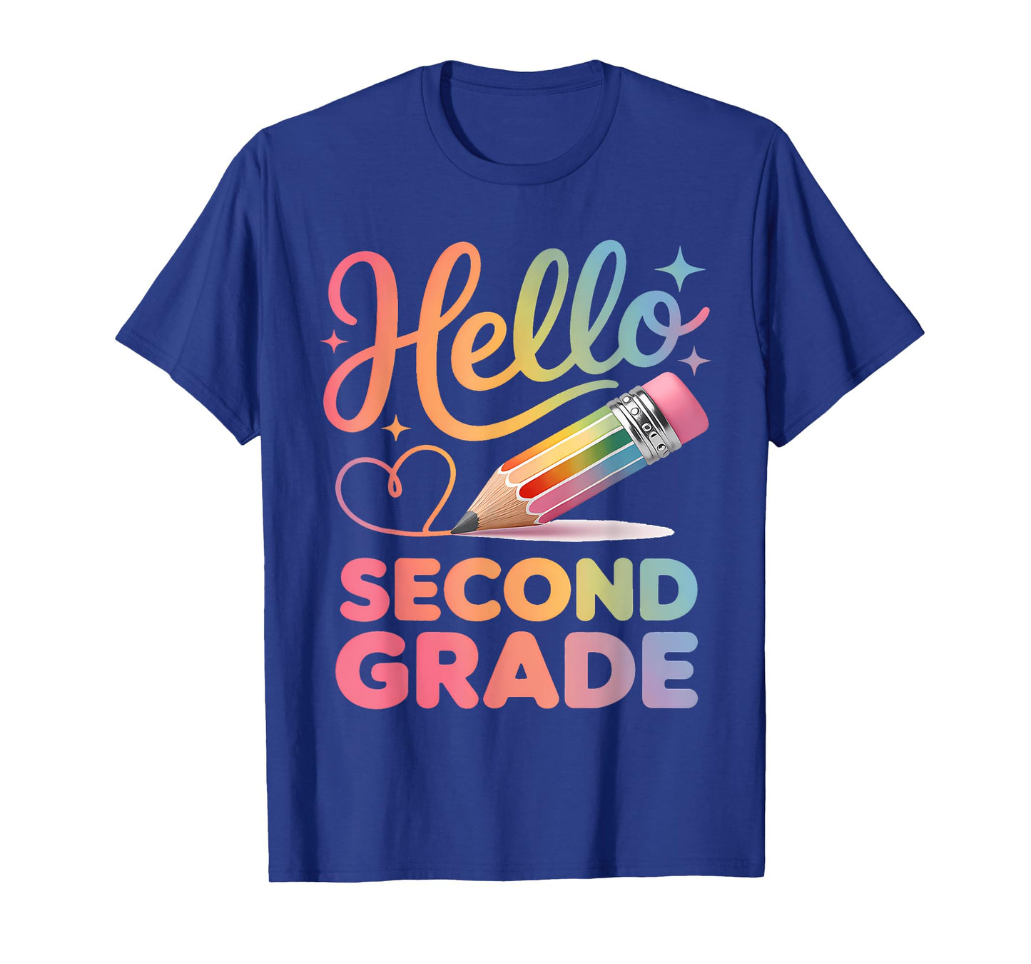 Hello Second Grade 2nd Grade Back to School Teacher Boy Girl T-Shirt