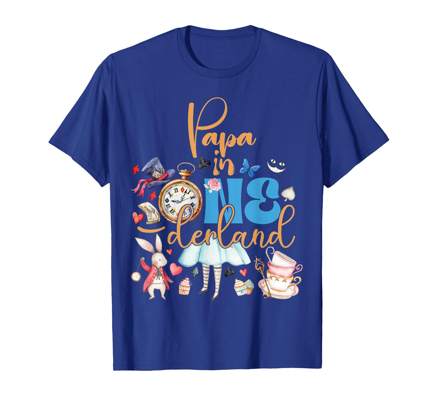 Alice Papa in ONEderland Birthday Family T-Shirt