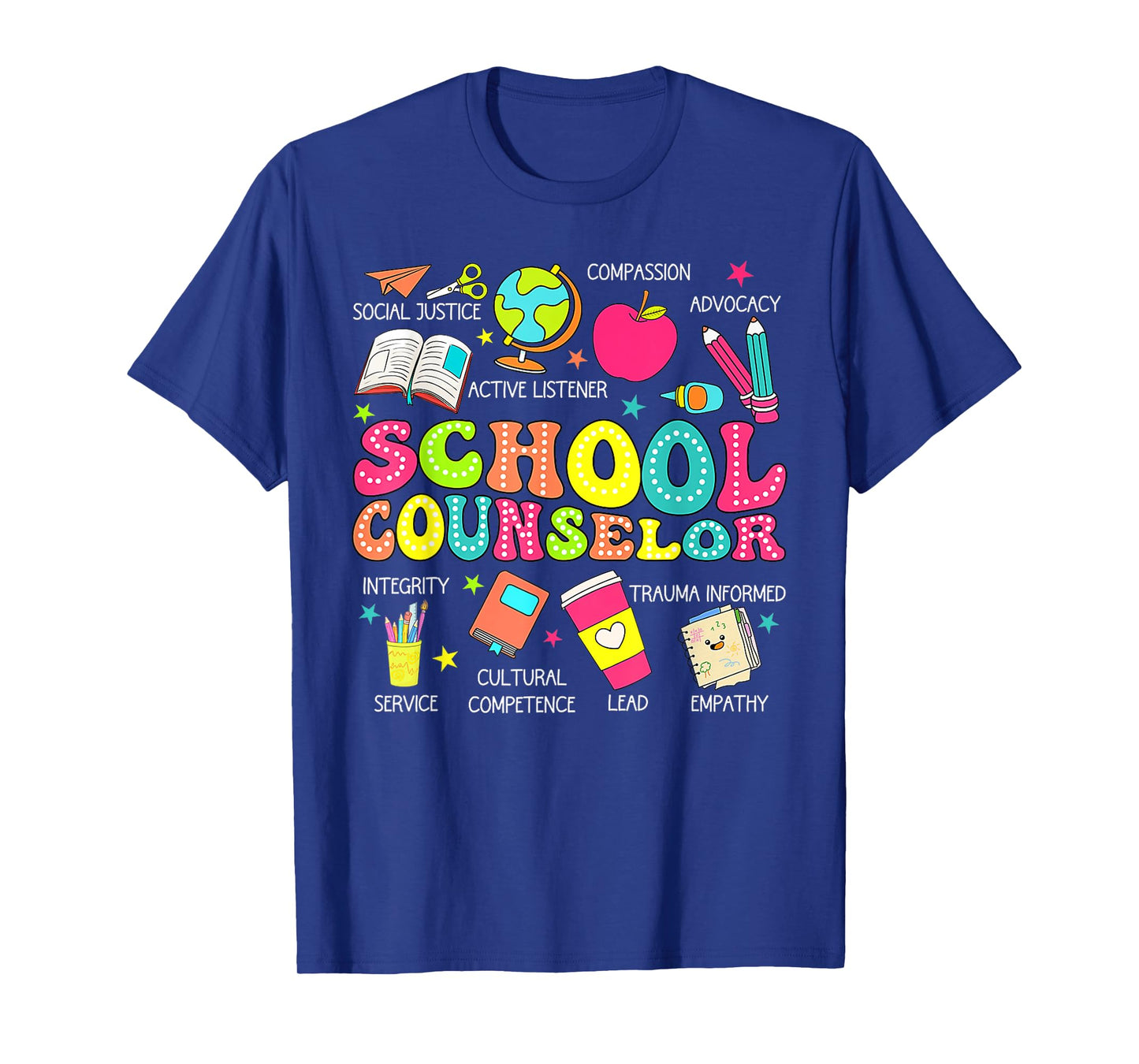 Retro School Counselor Back To School Teacher Counseling T-Shirt