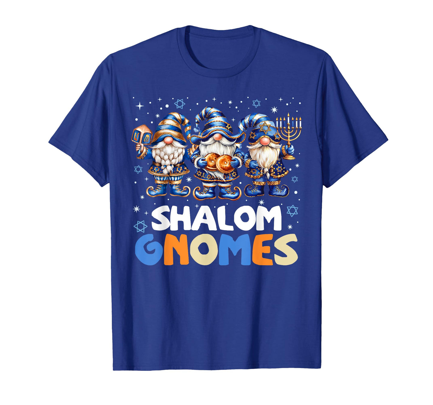 Shalom Gnomes Funny Jew Hanukkah Pajamas Chanukah PJs Women T-Shirt