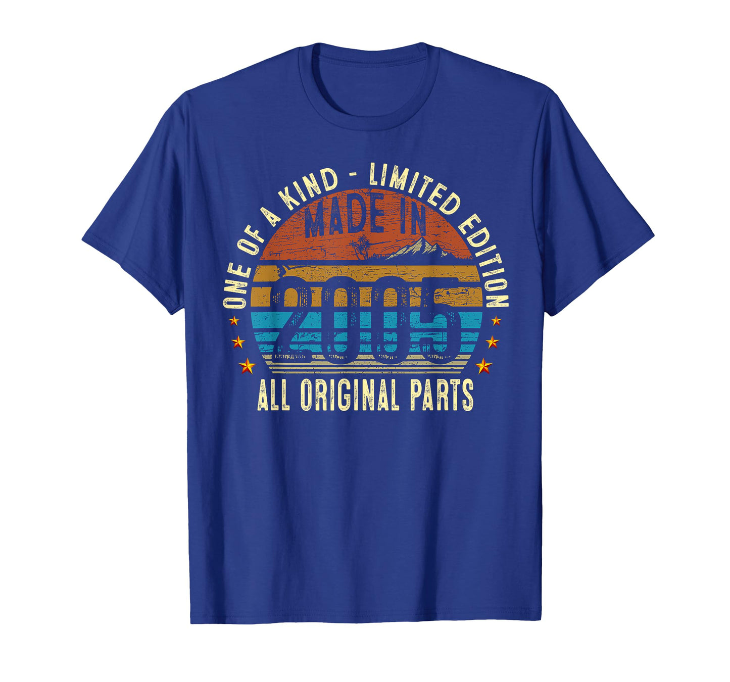 20th Birthday Gifts Men Women Vintage 2005 Original Parts T-Shirt