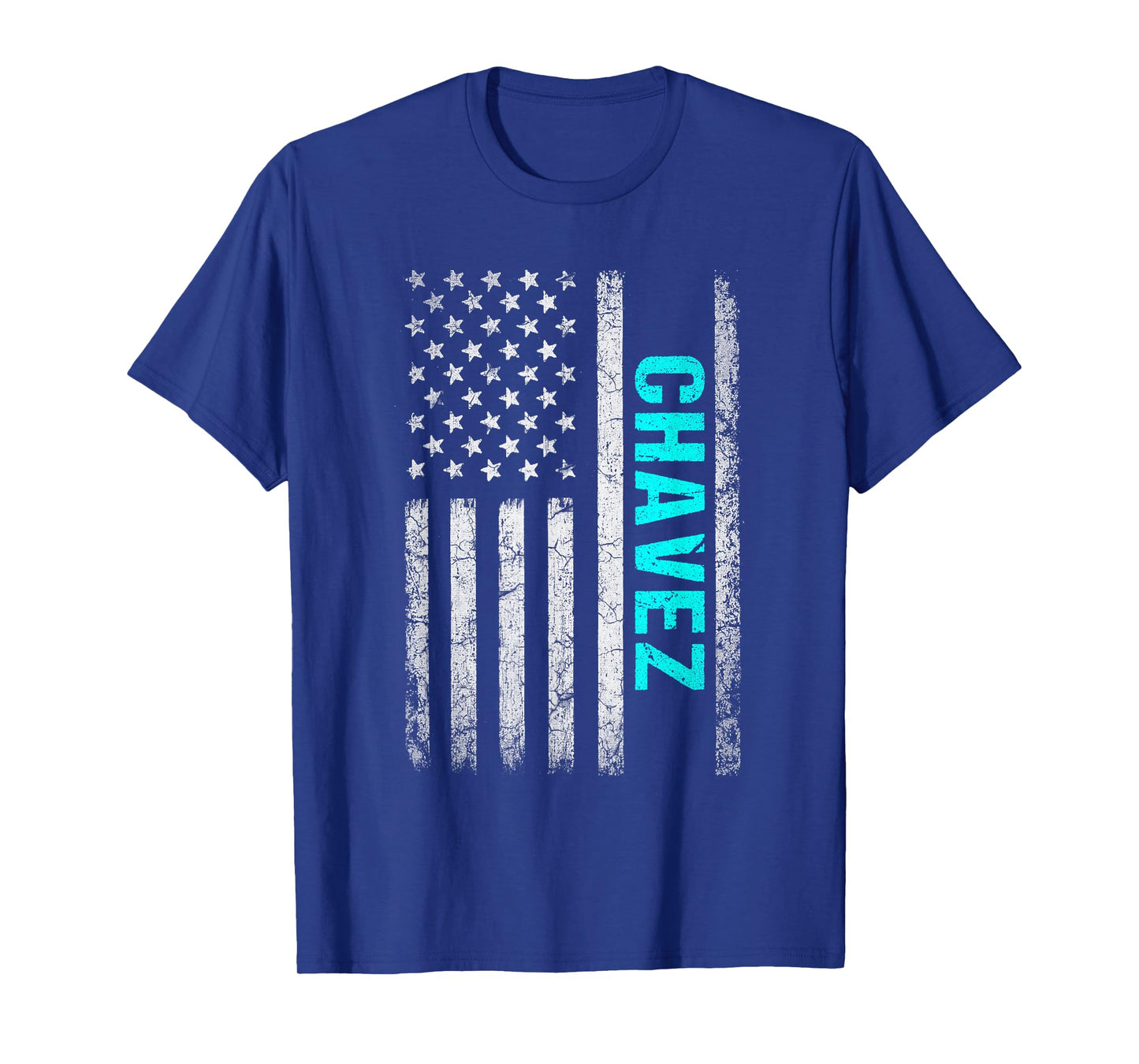 Chavez Name American Flag - Chavez Last Name T-Shirt