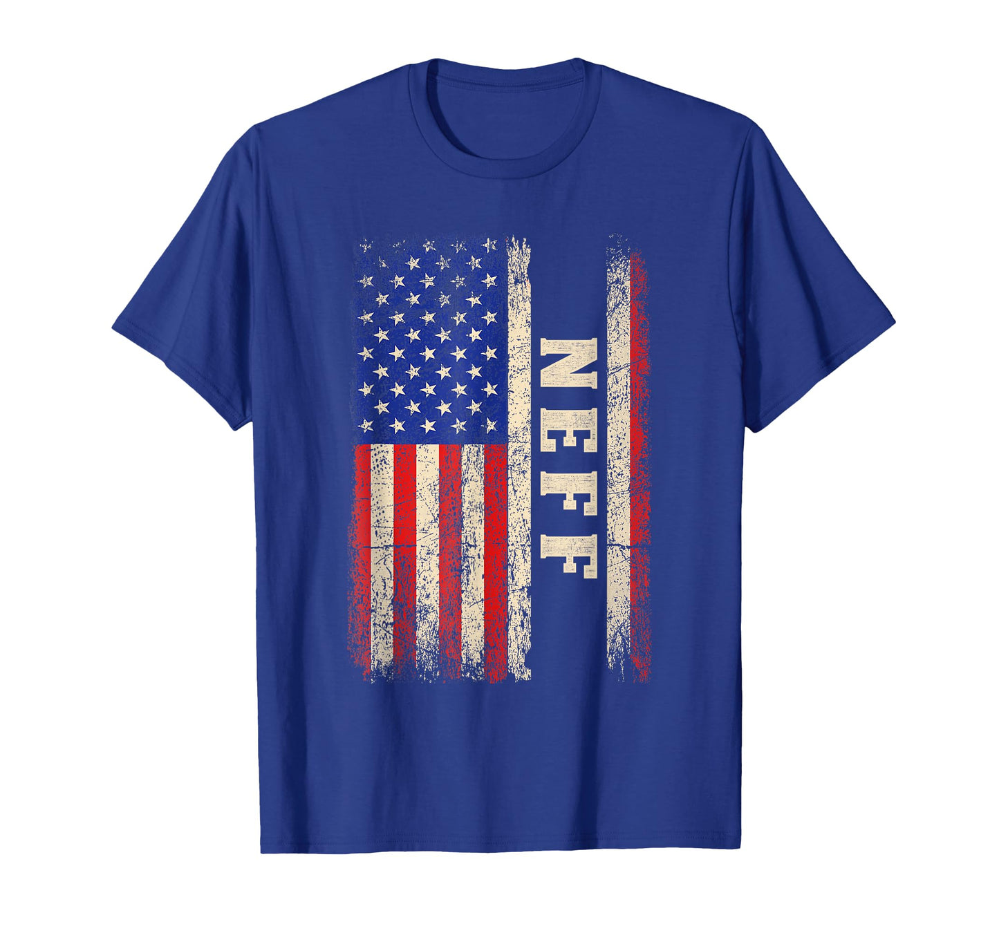 Neff Last Name Shirt Neff Name American Flag T-Shirt