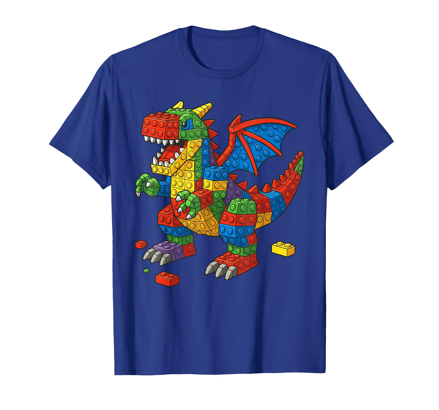 Funny Family Master Builder Building Bricks Blocks Kids Boys T-Shirt