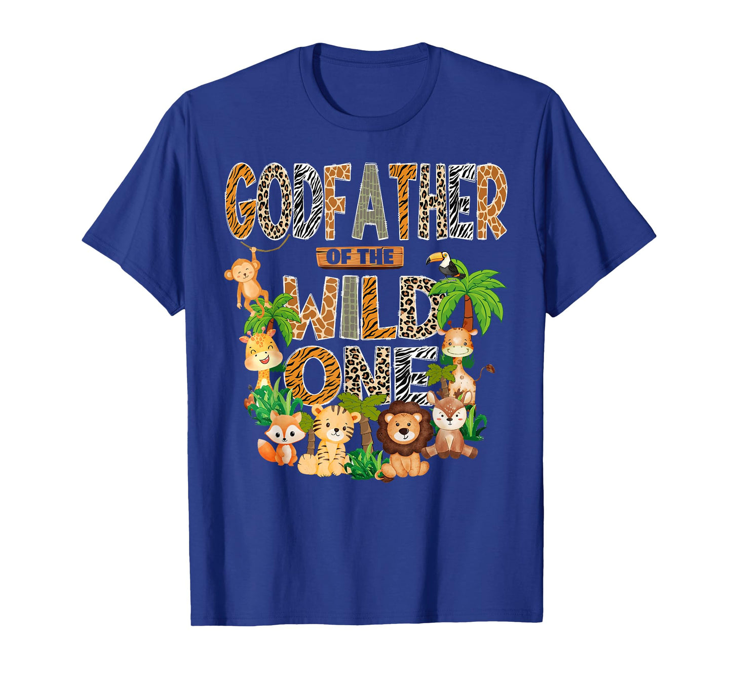 GodFather Of The Wild One Safari Jungle 1St Birthday Party T-Shirt
