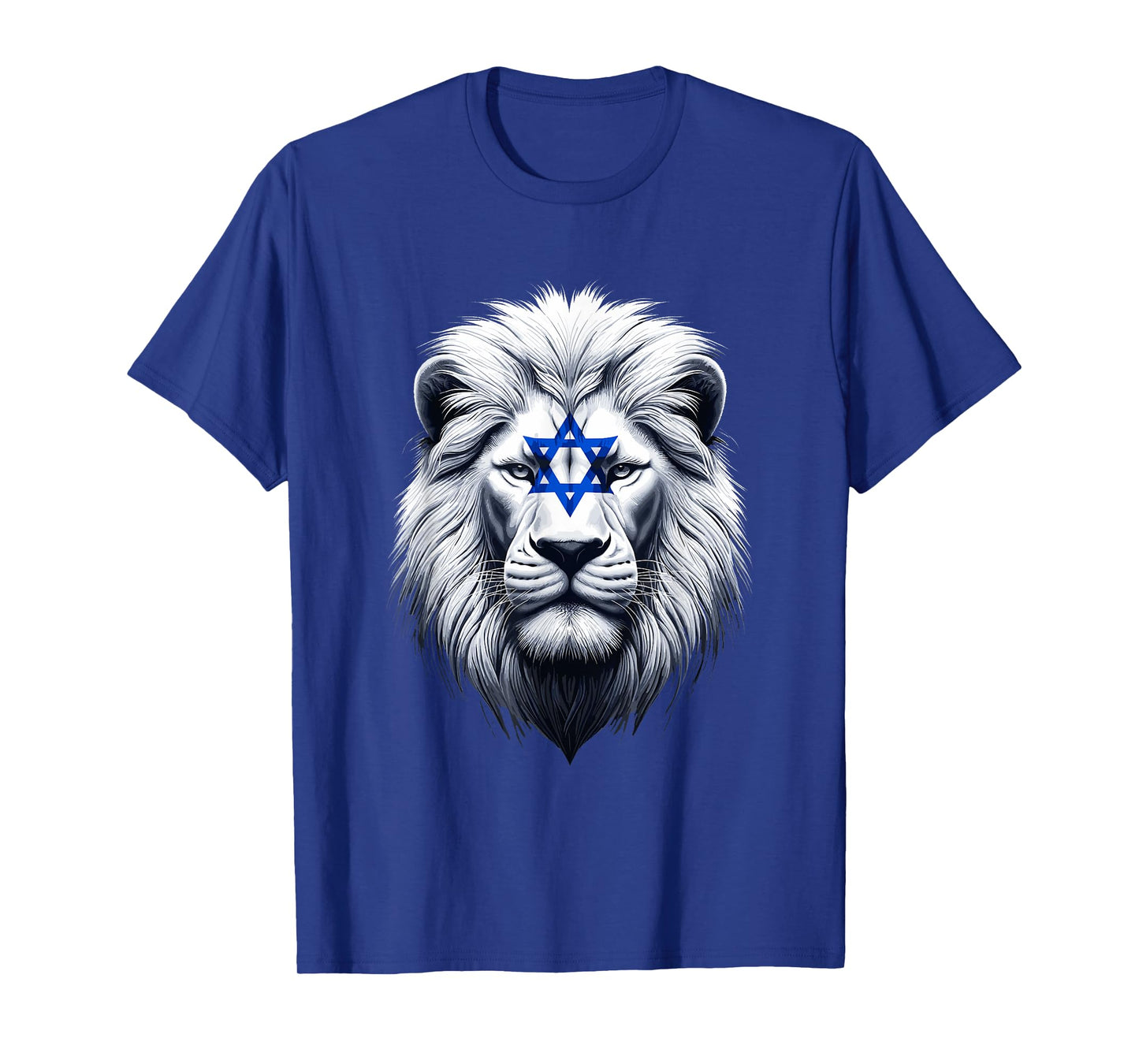 Jewish Israel Flag Lion David Star Yisrael Proud Israelites T-Shirt