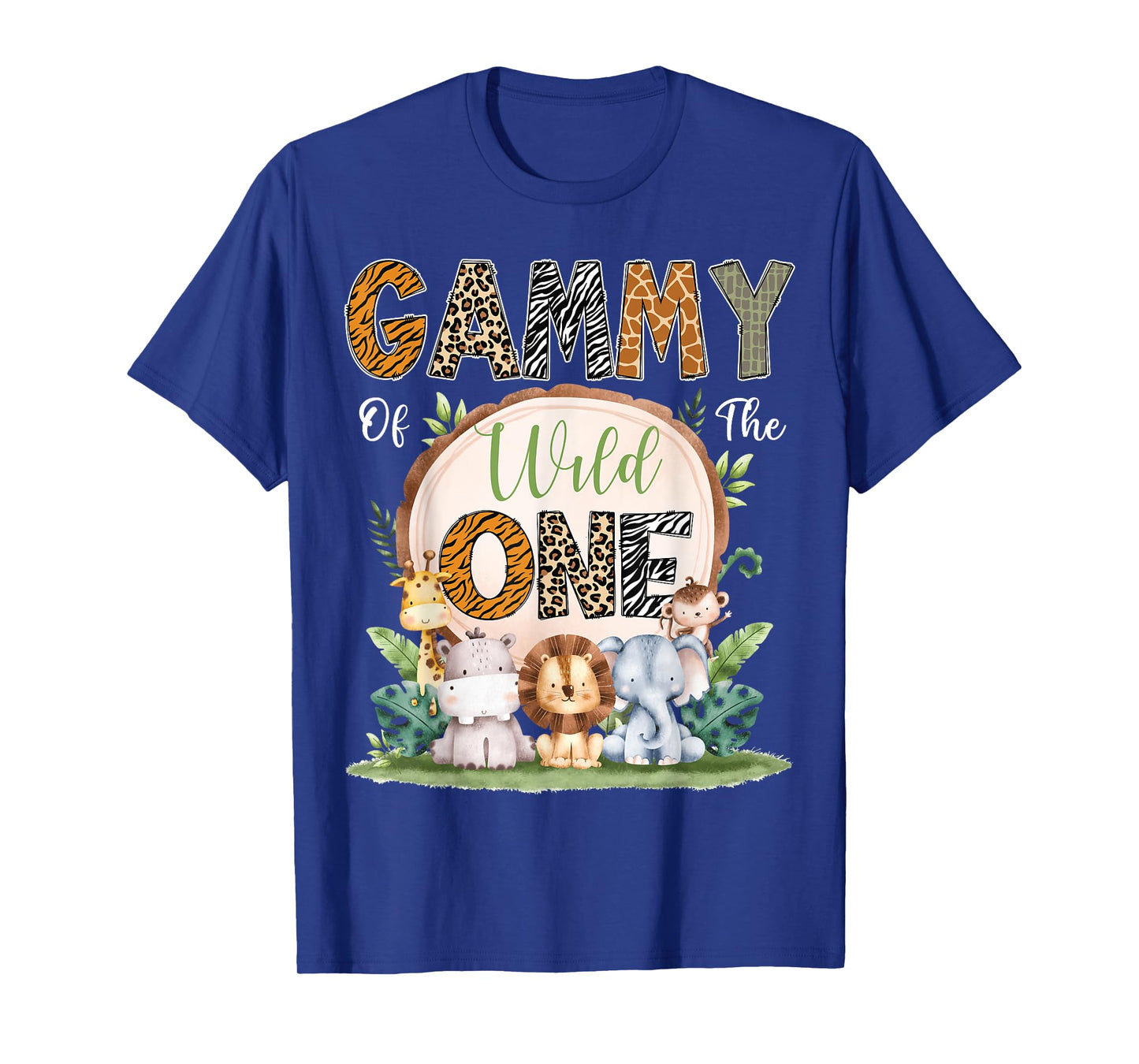 Gammy Of The Wild One First Birthday Safari Woodland T-Shirt