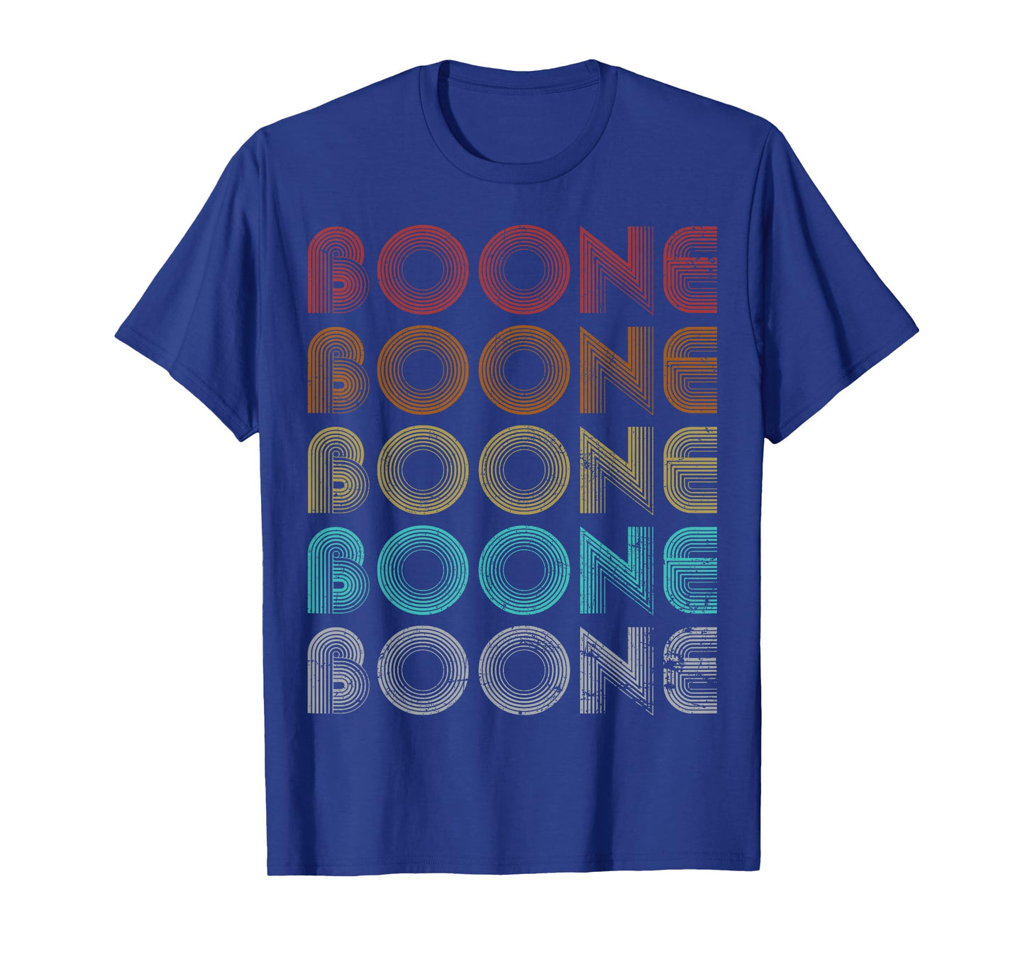 Boone Family Name I Love Boone Personalized Vintage T-Shirt