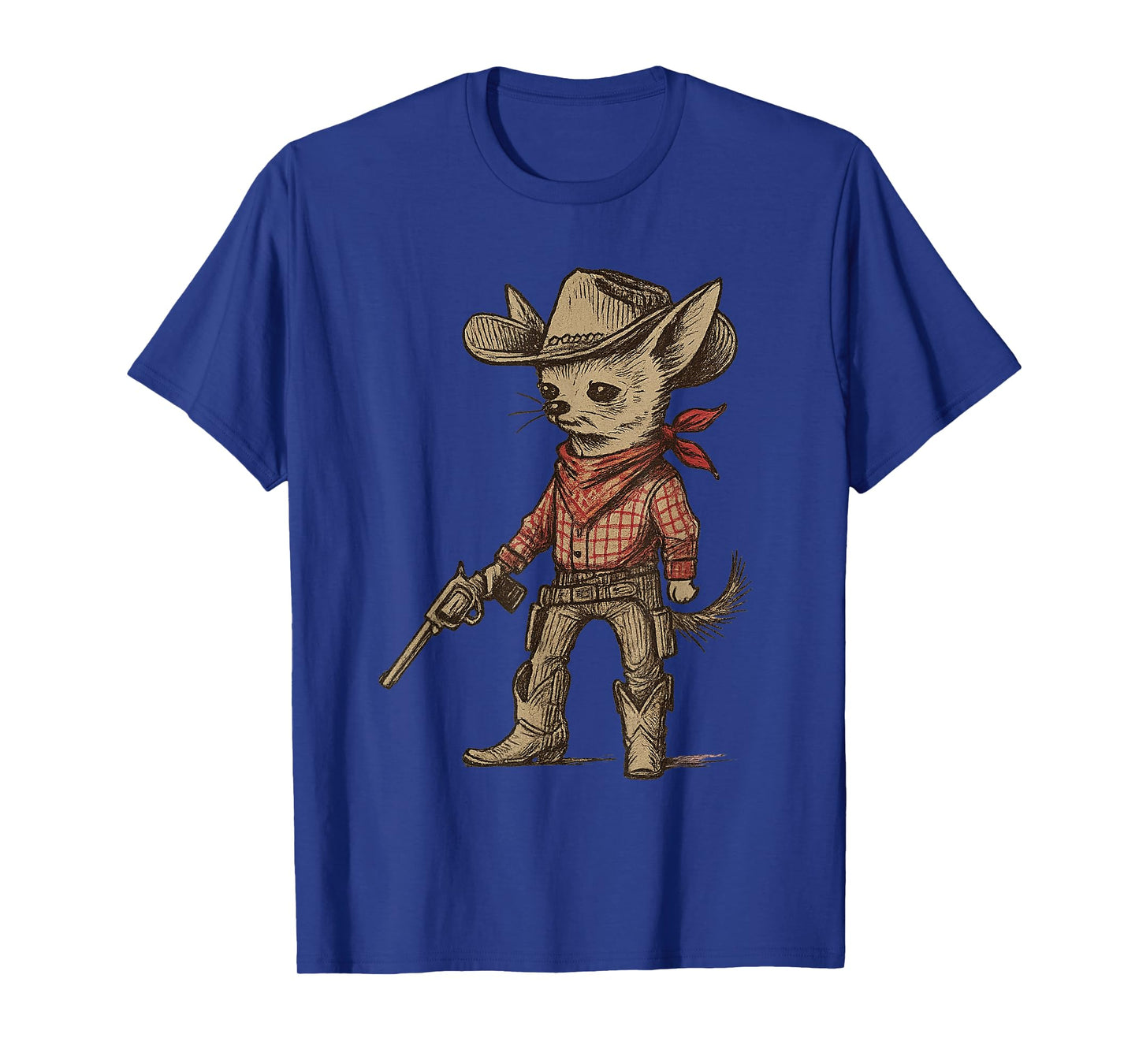 Cowboy Chihuahua Funny Western Cowboy Dog Lover T-Shirt