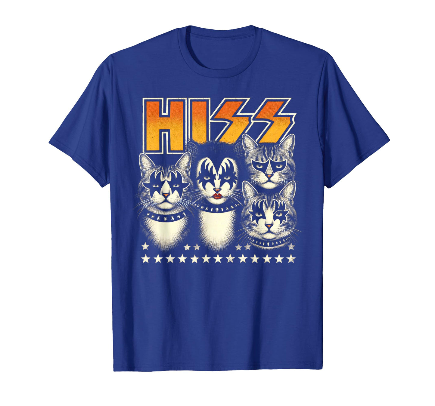 Hiss Funny Cats Kittens Rock Rockin Birthday Gifts Idea T-Shirt