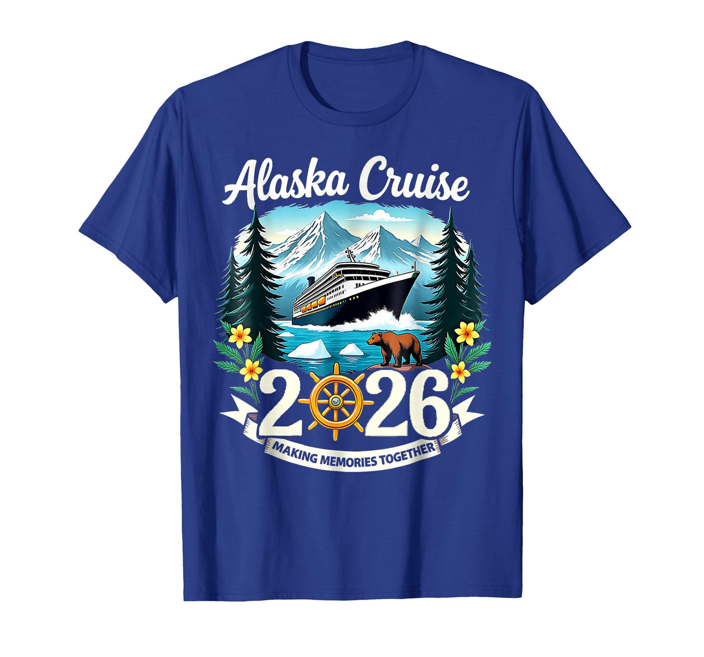 Matching Family Friends and Group Alaska Cruise 2026 T-Shirt