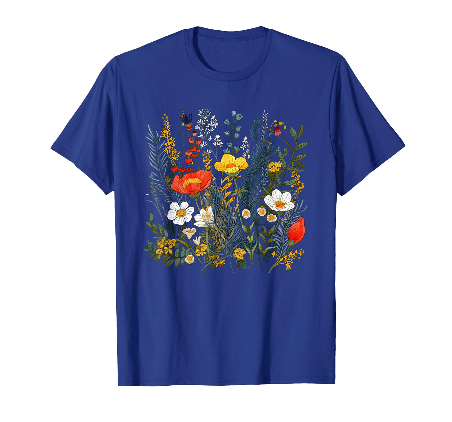 Summery colorful wild Flower for Flowers and Herbs Lovers T-Shirt