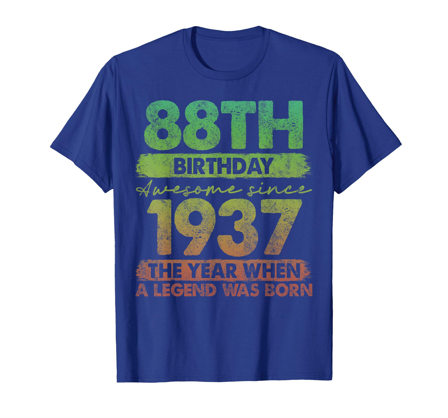 88 Year Old Gifts Vintage 1937 Limited Edition 88th Birthday T-Shirt