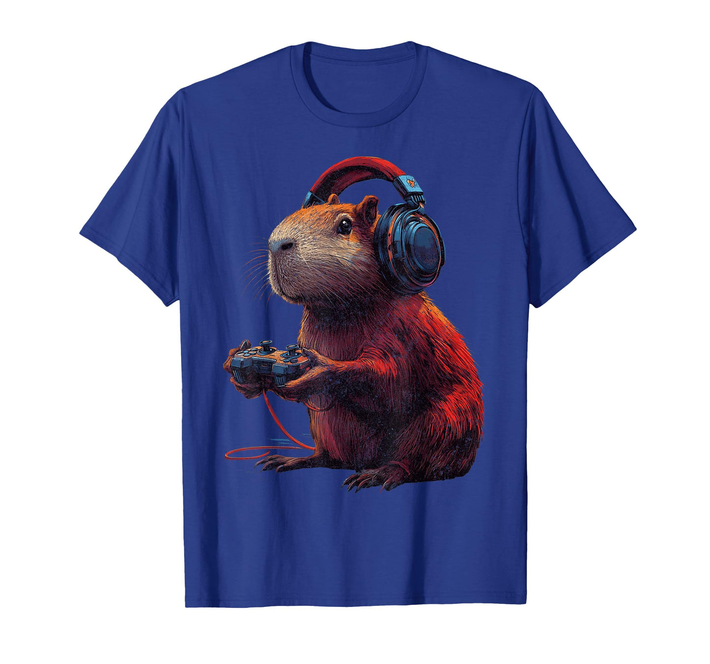 Funny Graphic Capybara Video Games for Gamer T-Shirt