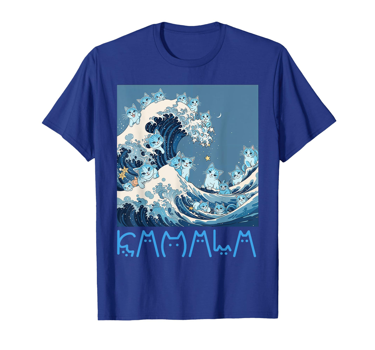 Kamala Harris Blue Cats Wave - Funny for Cat Owners Men Women Girls Kids T-Shirt