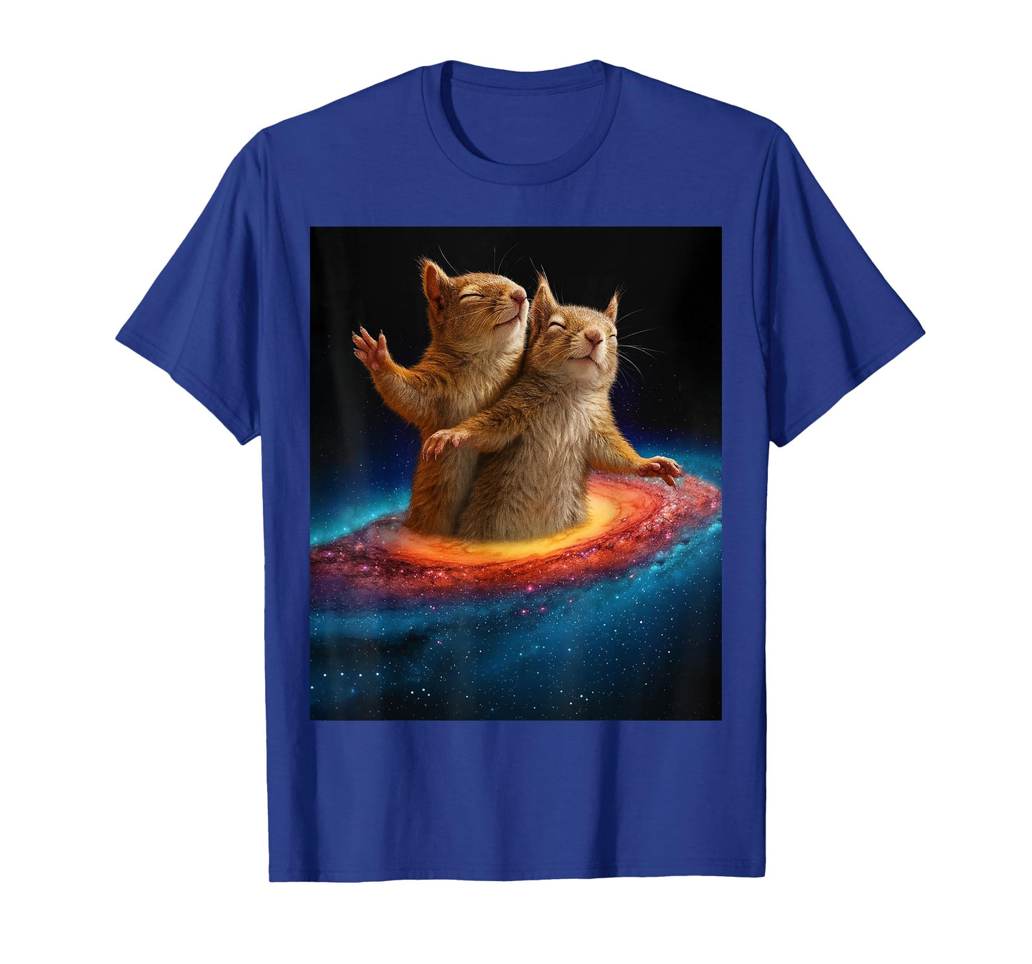 Titanic Meme Squirrel In Space Galaxy Gift For Men Women Kid T-Shirt