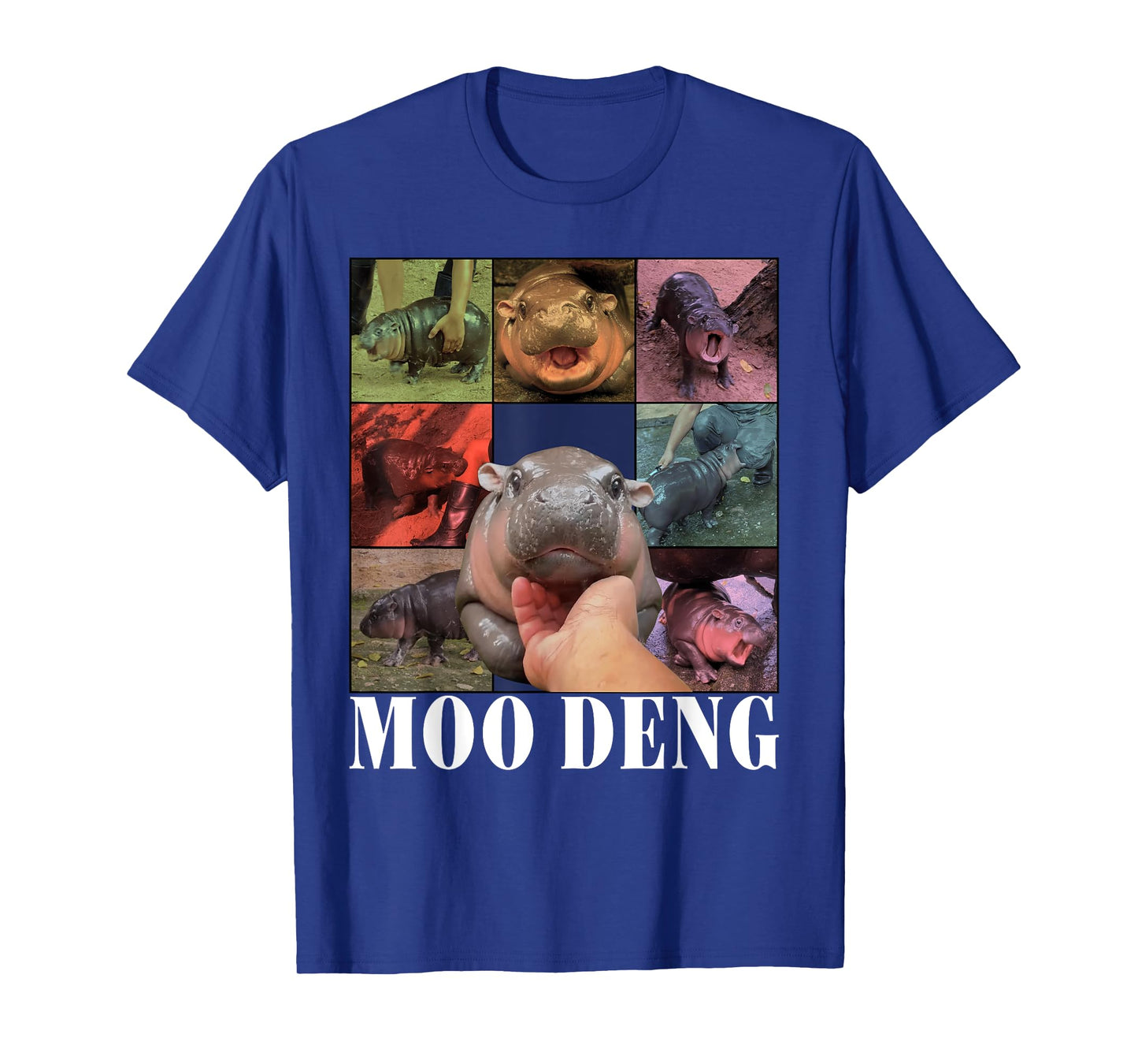 Funny Moo-Deng Baby Pygmy Hippo Cute Zoo For Family Tee T-Shirt