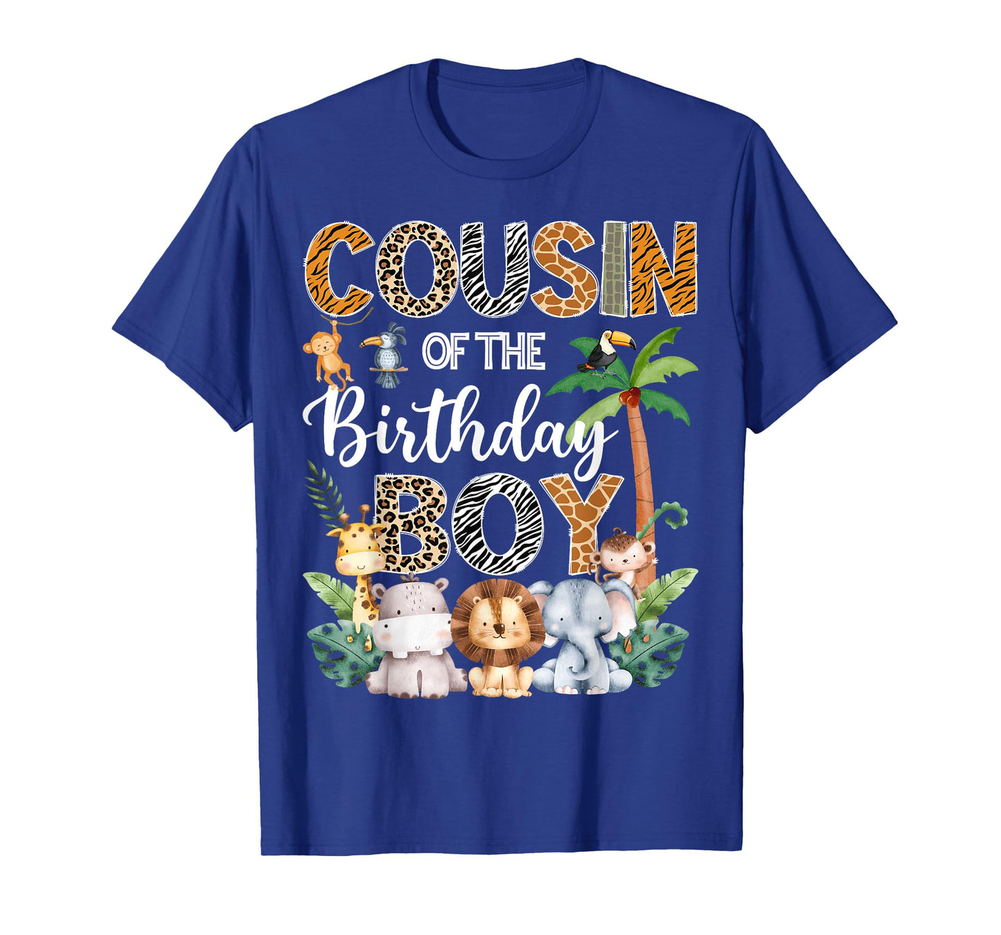 Cousin Of The Birthday Boy Safari Jungle Bday Party T-Shirt
