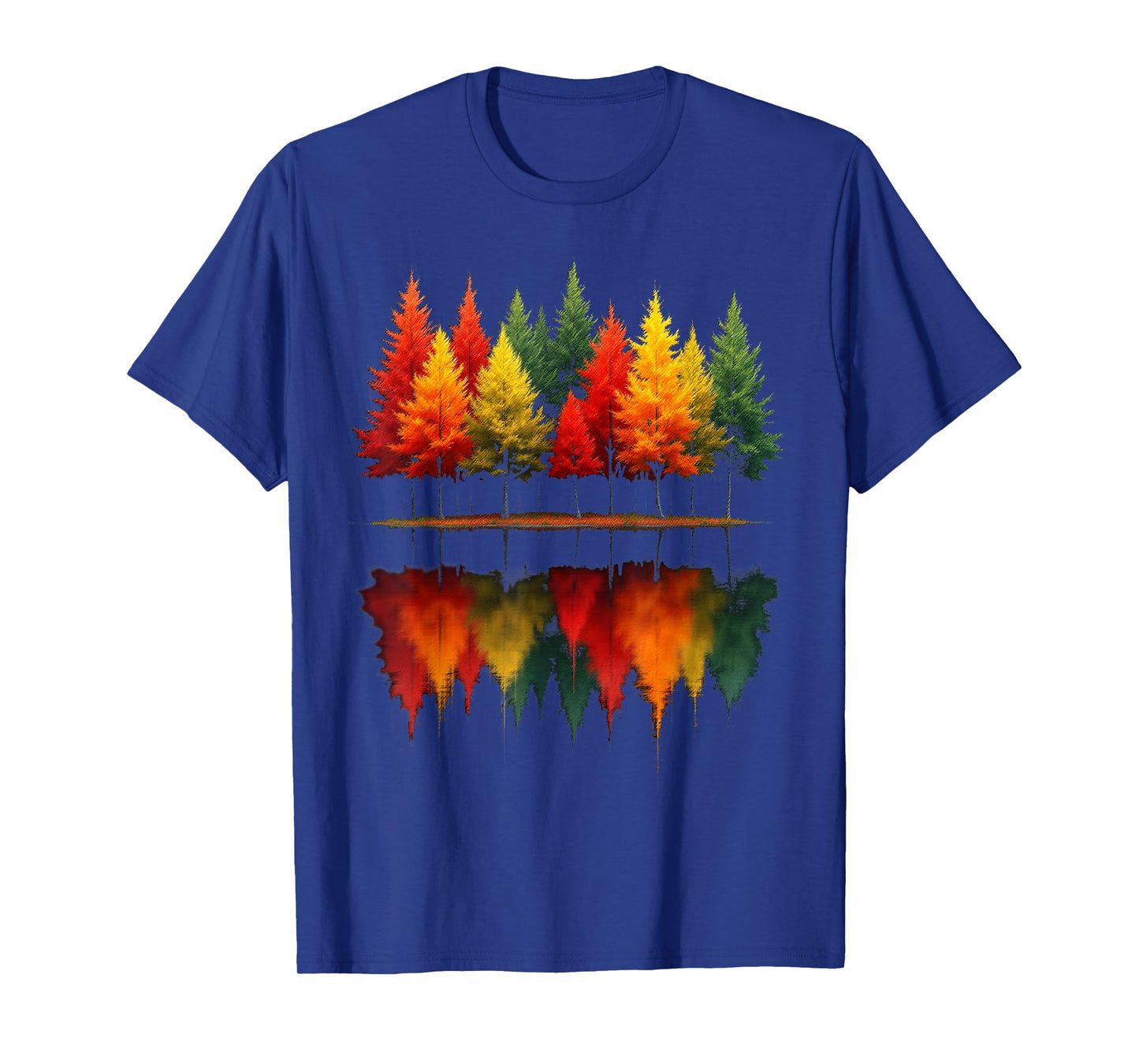 Outdoor Wildlife Abstract Nature Reflection Forest Trees T-Shirt