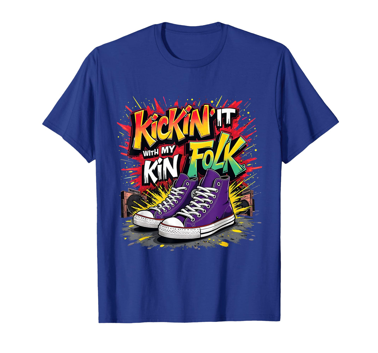 Kickin It With My Kinfolk Sneaker Family Reunion Tee T-Shirt