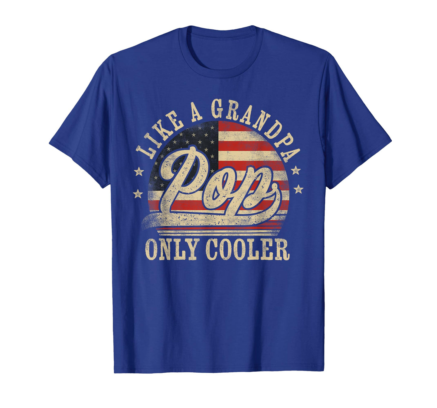 Pop Like a Grandpa Only Cooler Pop Father's Day T-Shirt
