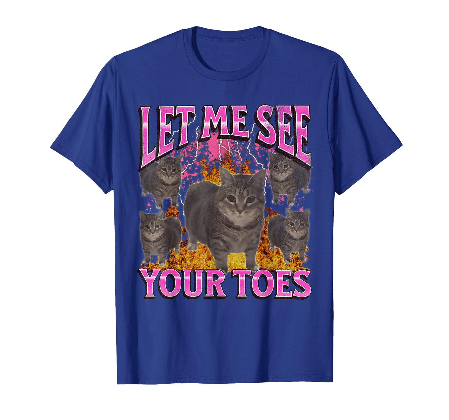 Your Toes Funny Cat Meme Bootleg Graphic Men Women T-Shirt