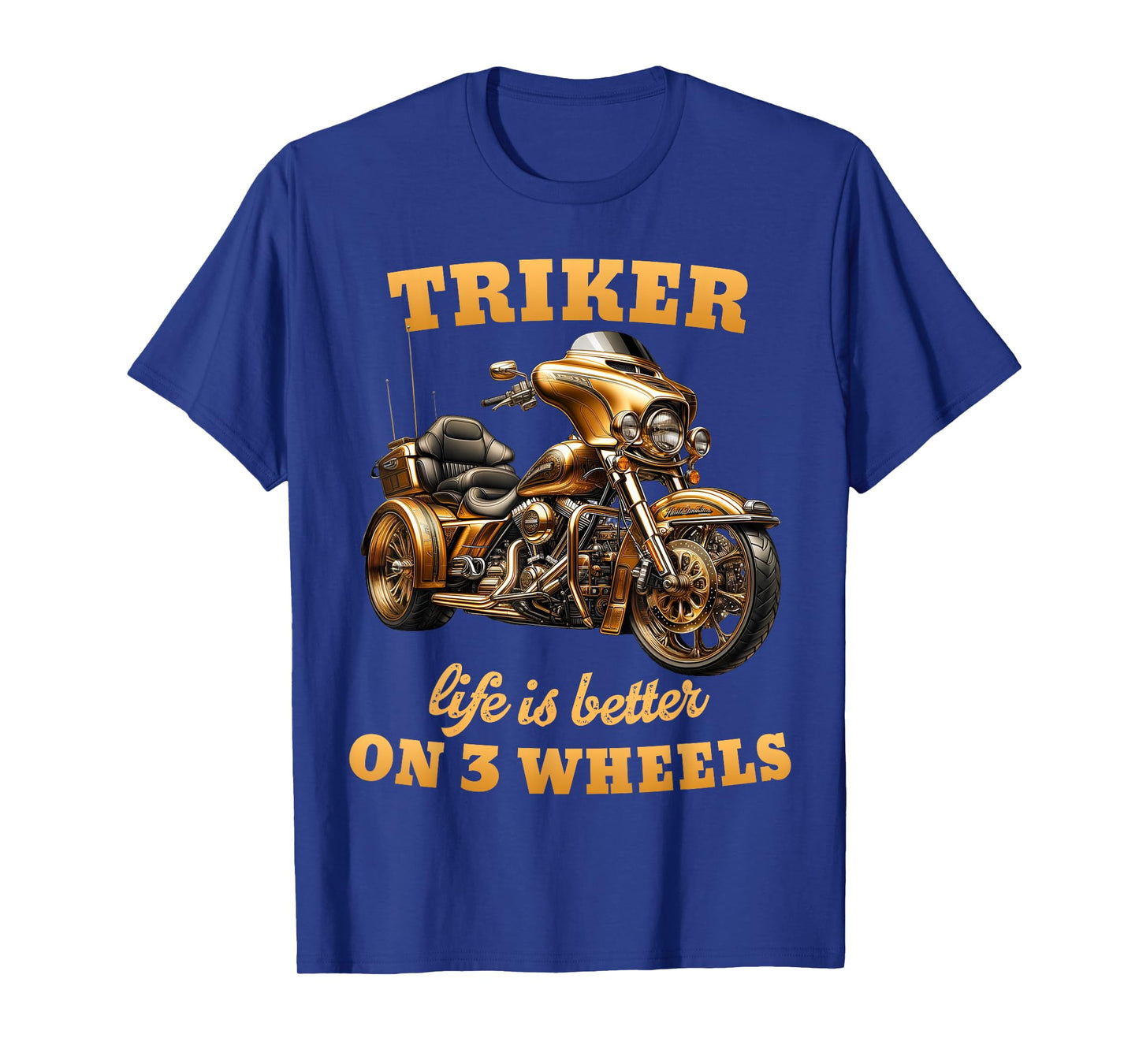 Trike Life Motorcycle trike Grandpa Three-wheeled Trike Dad T-Shirt