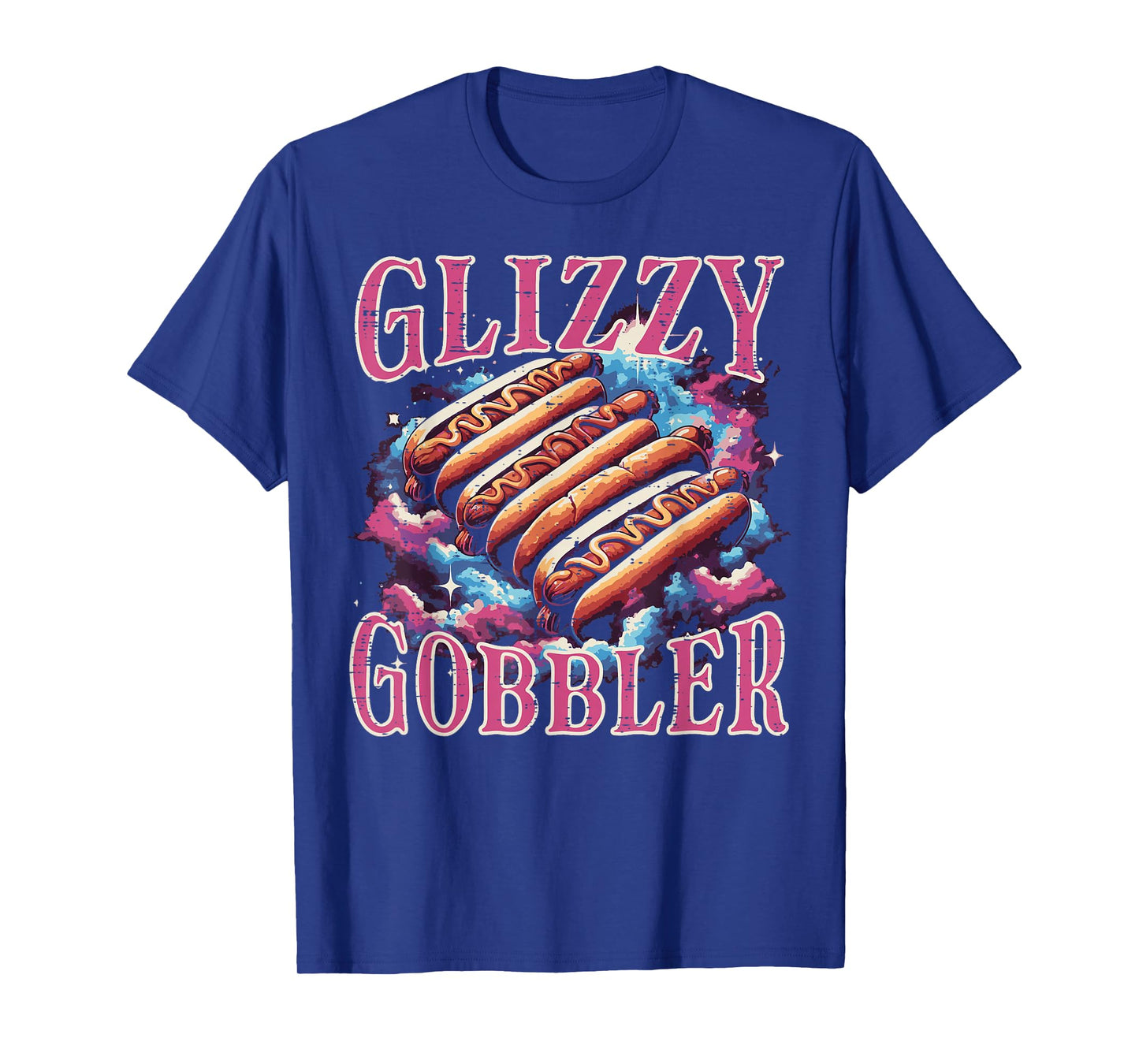 Glizzy Gobbler Hotdogs Funny Meme Food Men Women Boys Kids T-Shirt