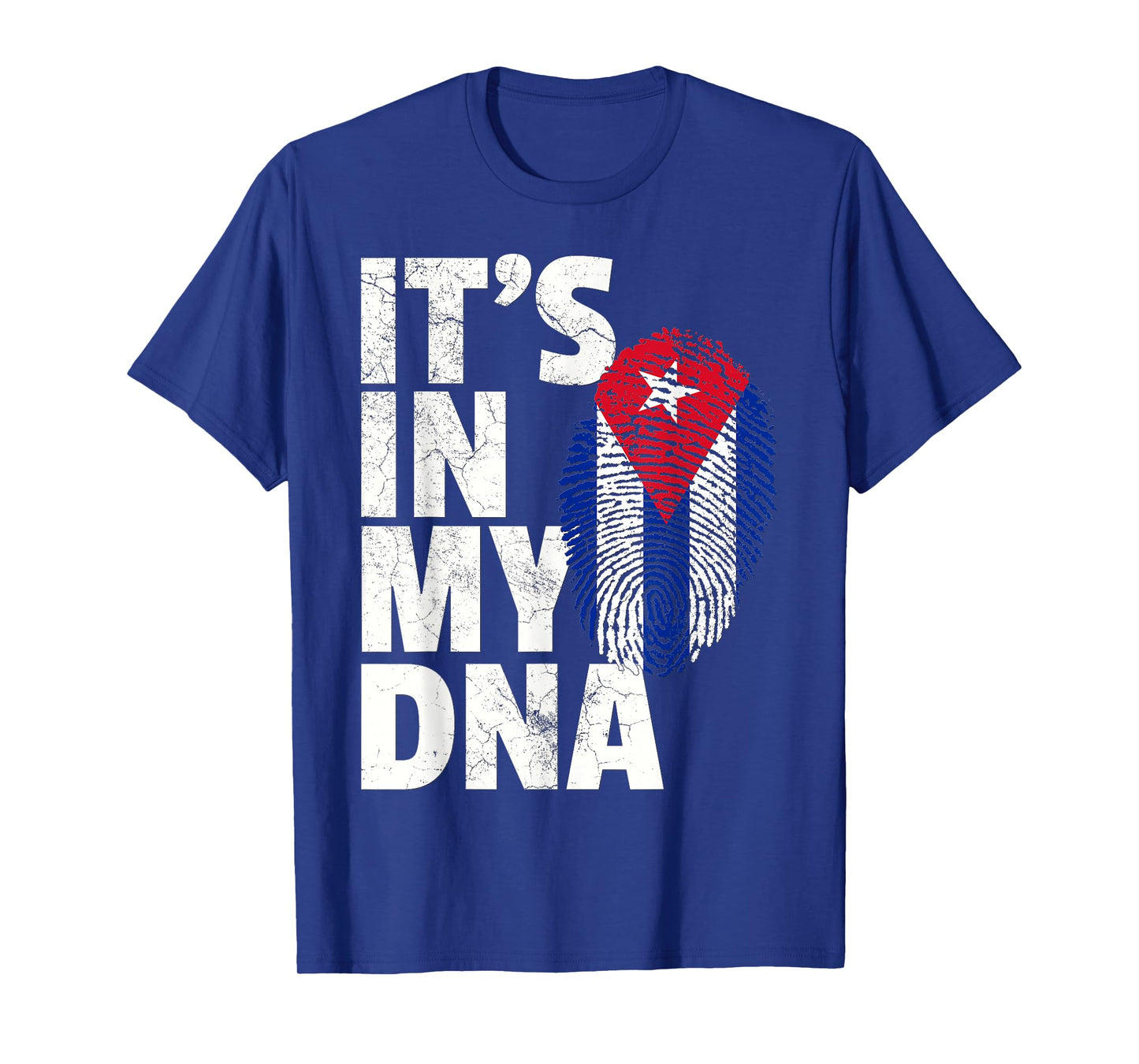 IT'S IN MY DNA Cuba Flag Cuban T Shirt Novelty Graphic Gift T-Shirt