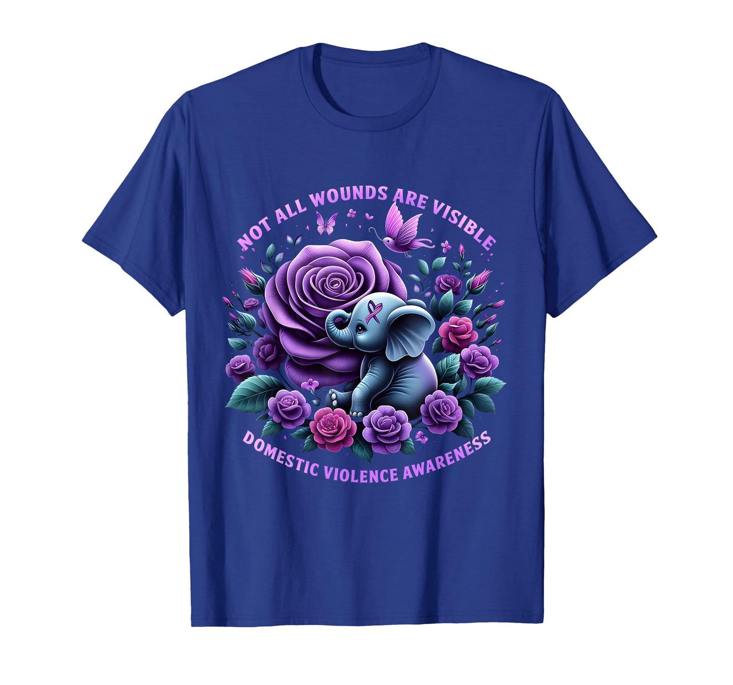 Domestic Violence Awareness Not All Wounds Are Visible T-Shirt