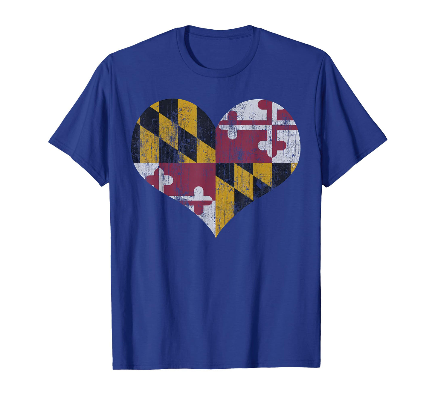Maryland Vintage Heart Flag for Men and Women T-Shirt