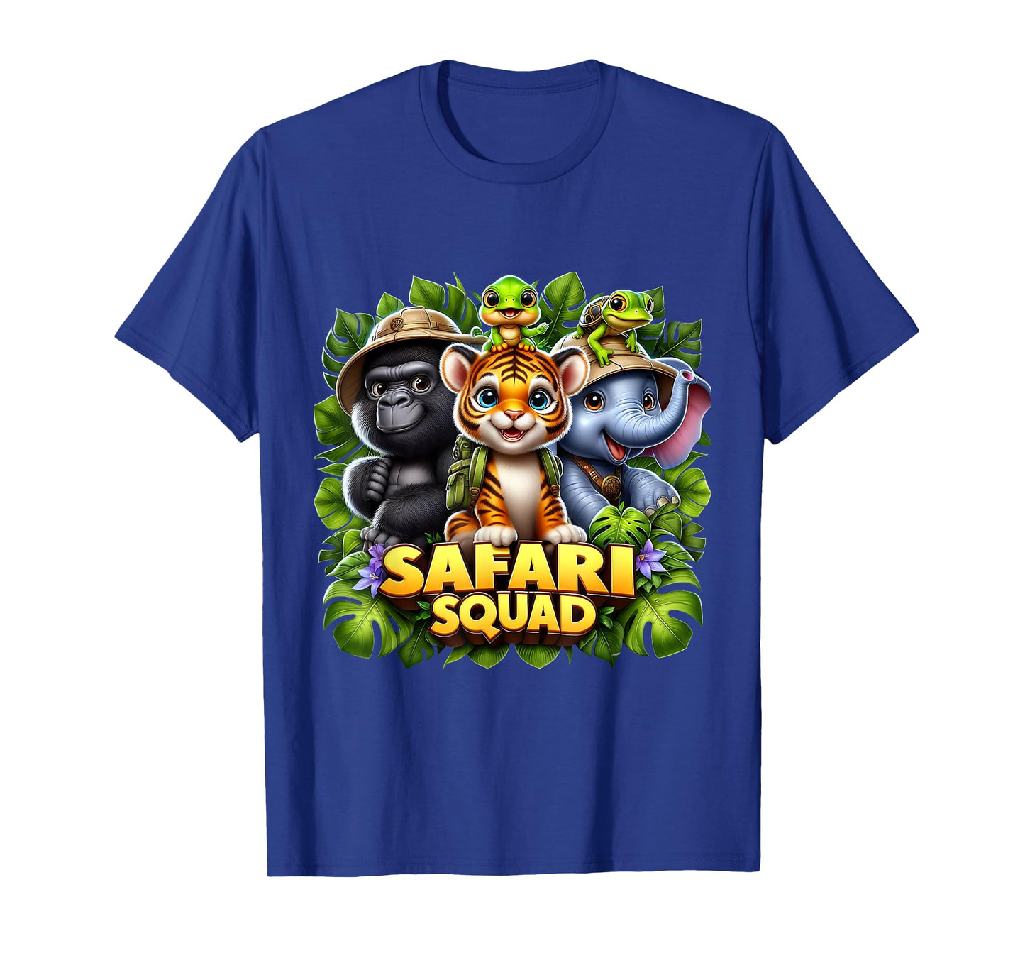 Wildlife Team Safari Squad Animals Wildlife Zoo Sunset T-Shirt