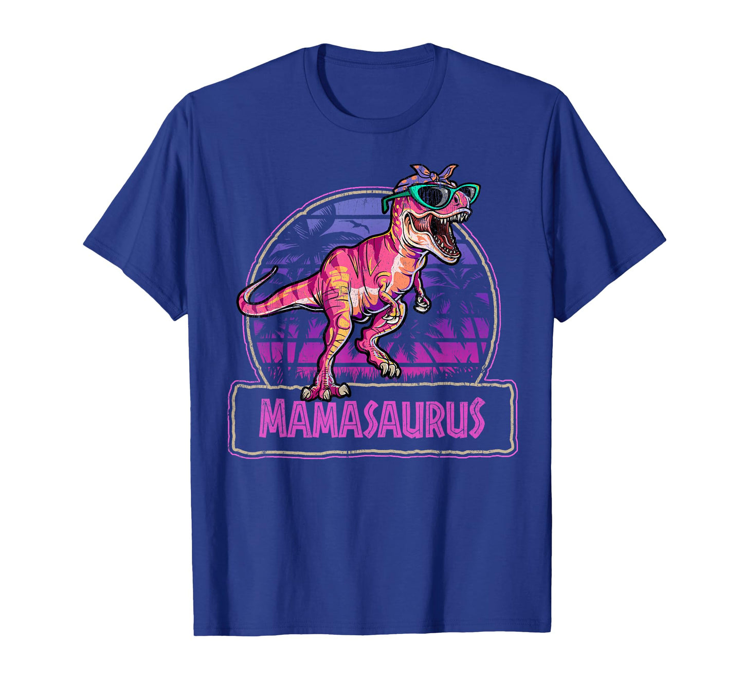 Mamasaurus T Rex Mama Saurus Women Dinosaur Family Matching T-Shirt