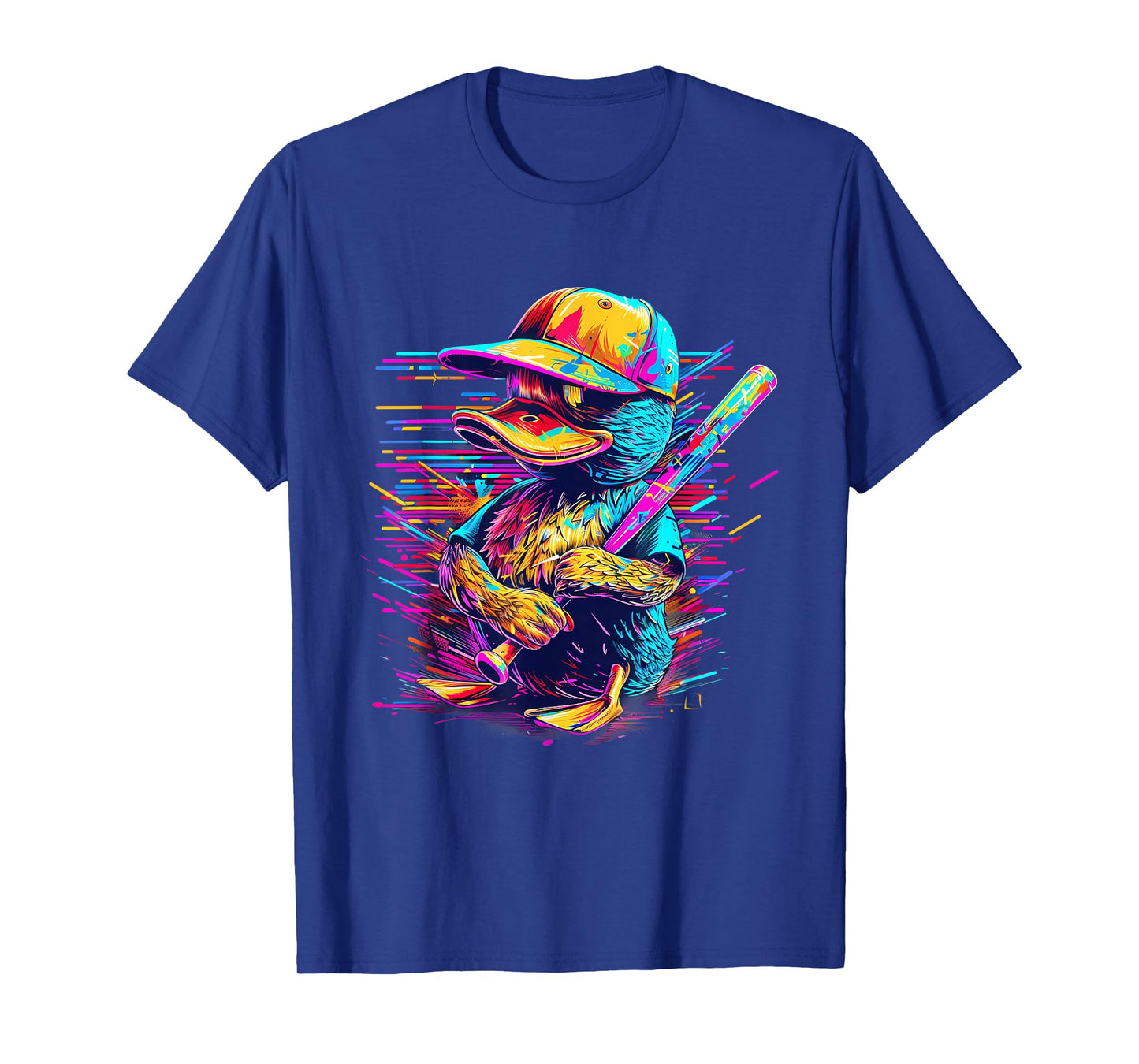 Rubber Duck Rubber Duckie Baseball Player Rubber Duck Lover T-Shirt