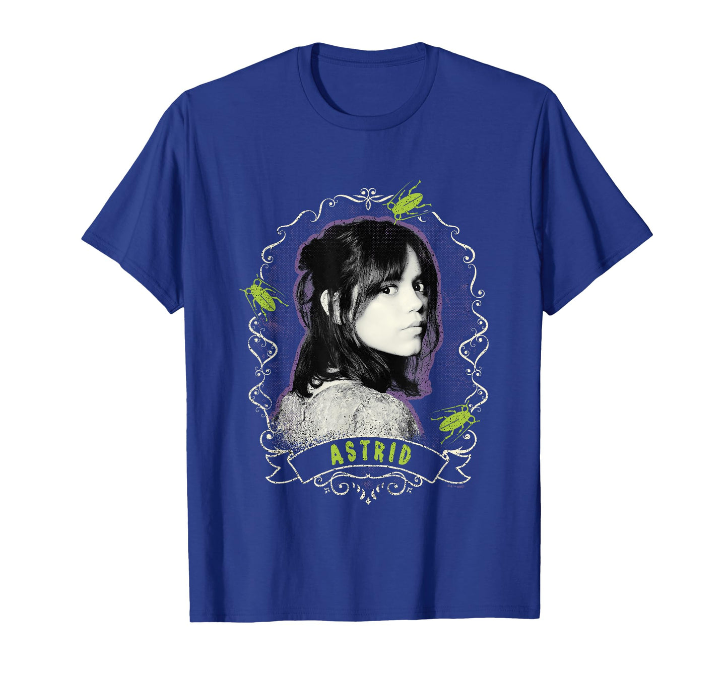 Beetlejuice Beetlejuice Astrid Deetz Face Portrait Vintage T-Shirt