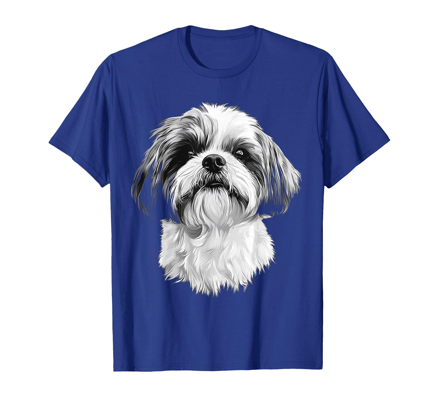 Shih Tzu Dog Motif Pet Artwork Shih Tzu T-Shirt