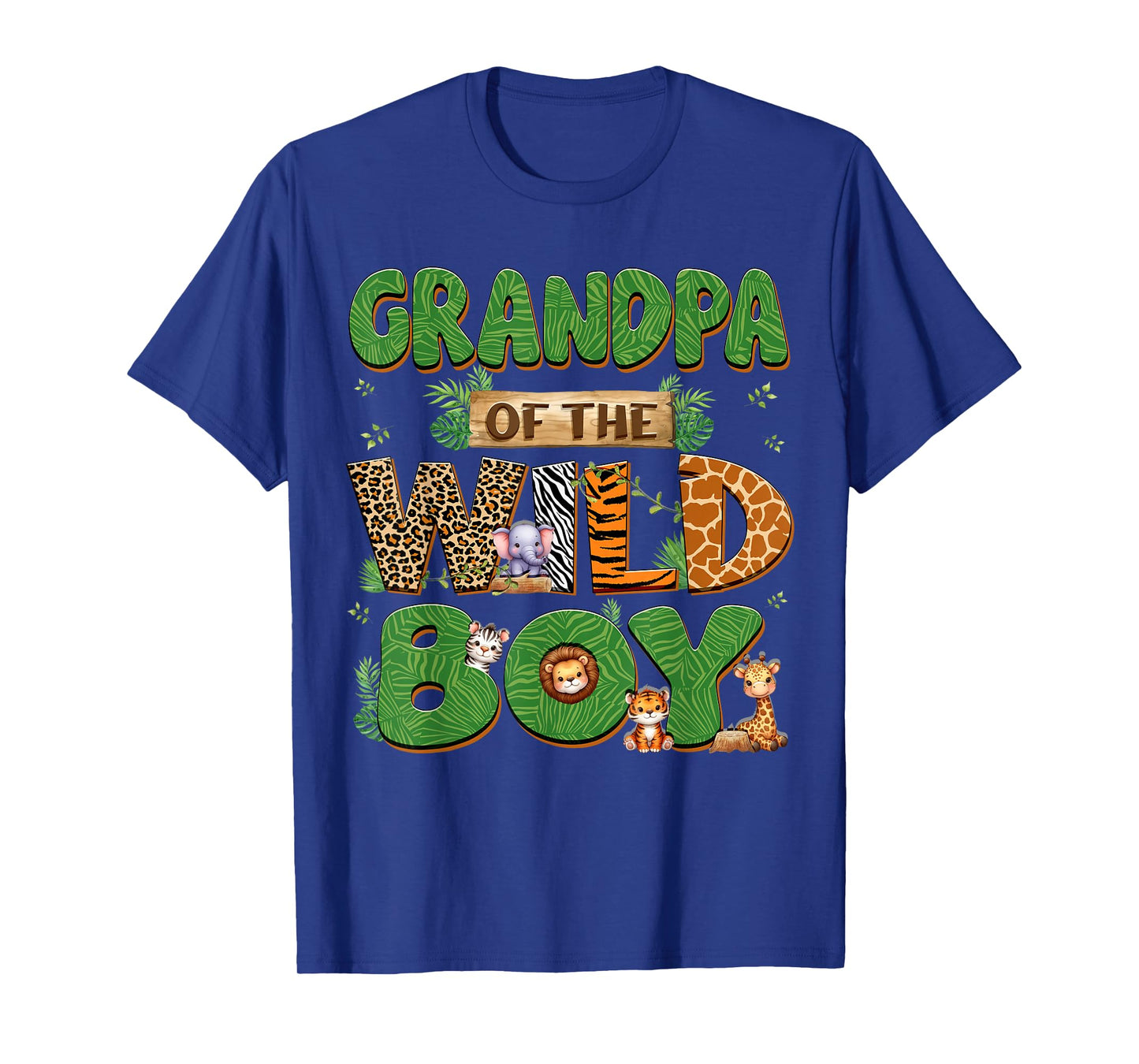 Grandpa Of The Birthday Boy Wild One Family Matching Party T-Shirt