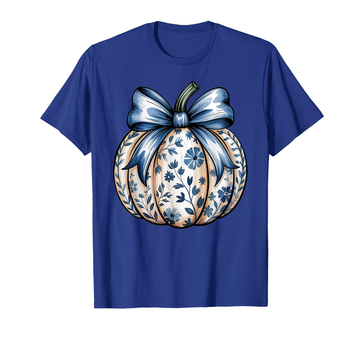 Pumpkin Aesthetic Chinoiserie Coquette Trendy Toile de Jouy T-Shirt