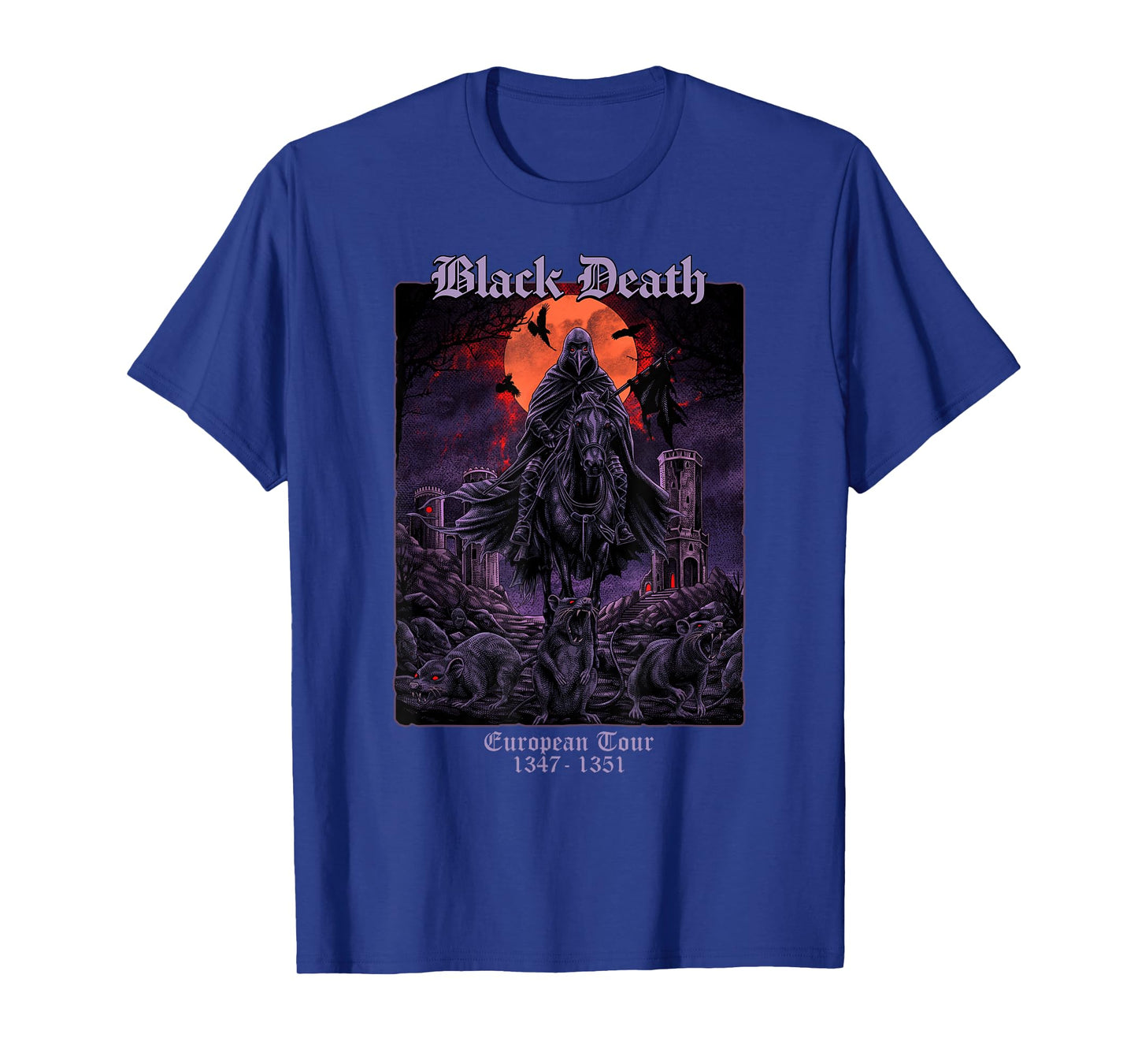 Black Death European Tour Medieval History T-Shirt
