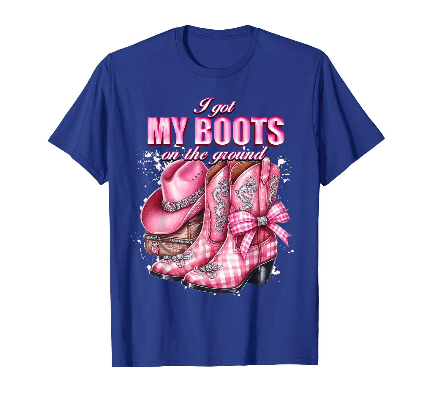 I Got My Boots On The Ground Vintage Design For Women T-Shirt