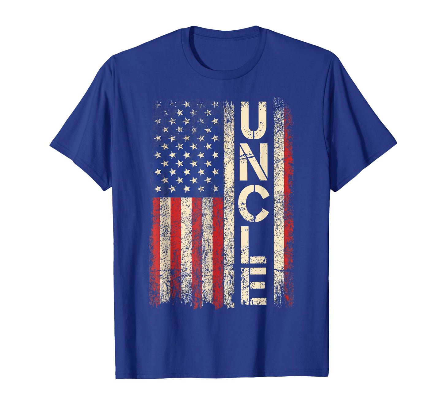 Mens Uncle American Flag Father's Day For Men T-Shirt