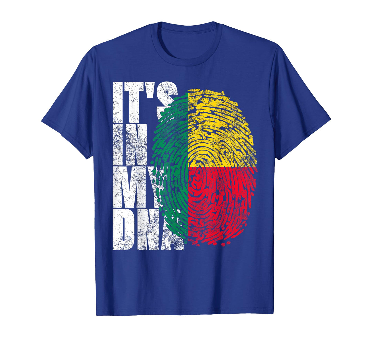 It's In My DNA Beninese African Gifts Afro Africa Benin Flag T-Shirt
