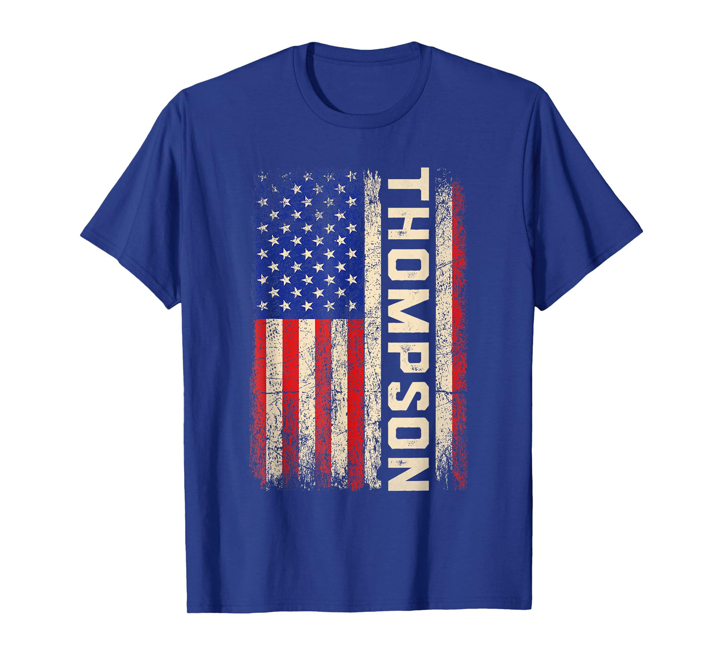 Thompson Last Name Shirt Thompson Name American Flag T-Shirt for Women Kids Men