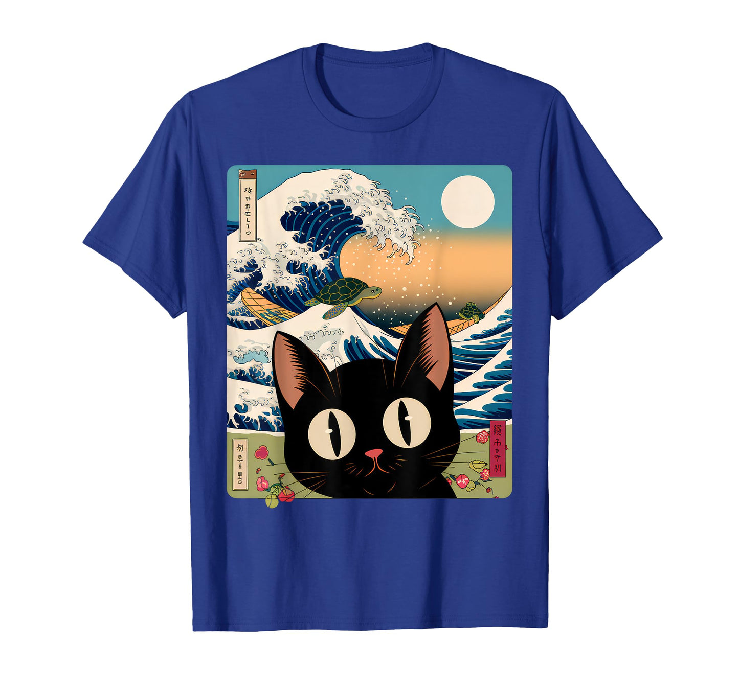 Wave Kawaii Cat Japanese Vintage Aesthetic Alt Cute Anime T-Shirt for Men Women Kids