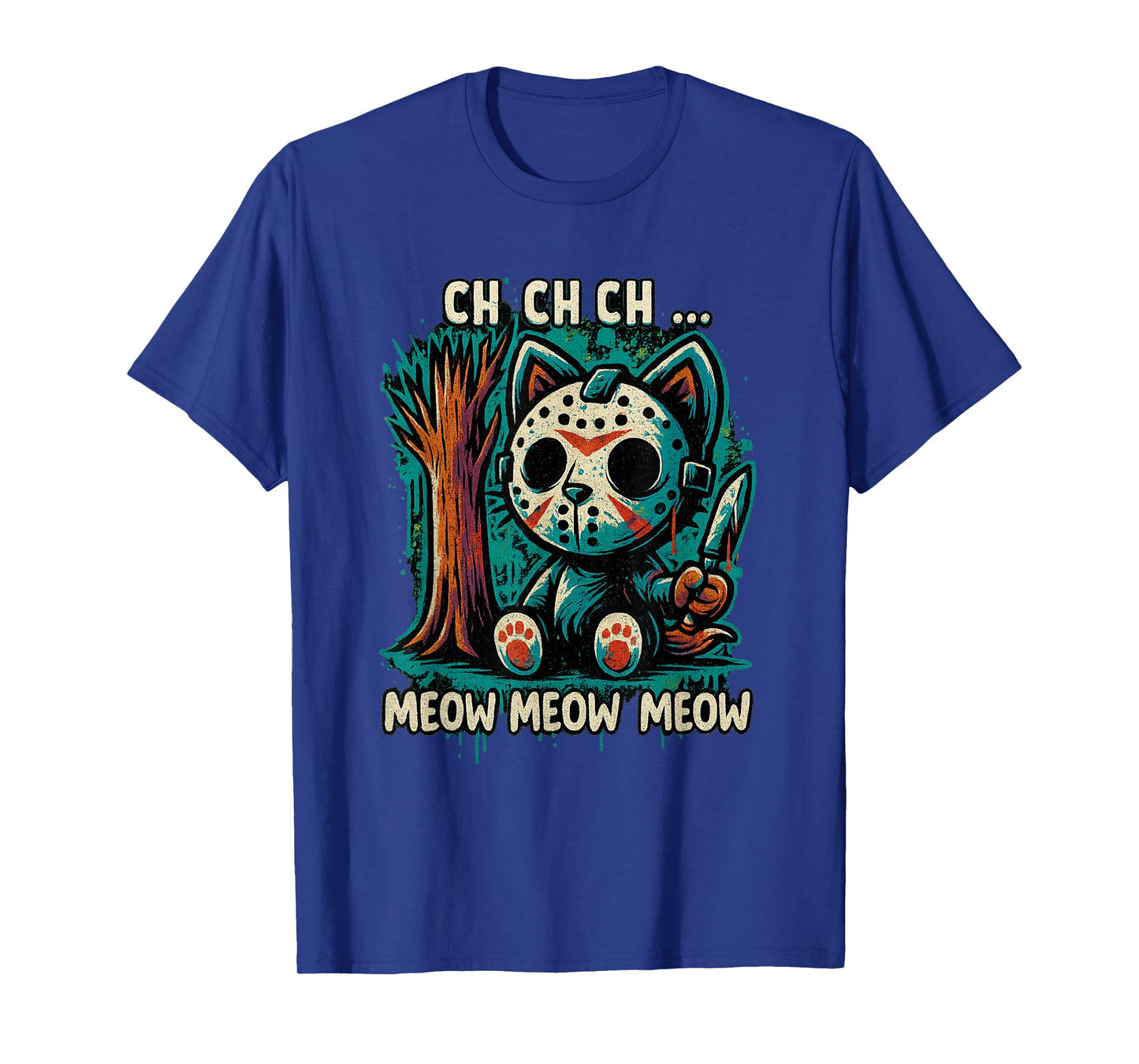 Cat Movie Horror - Ch Ch Ch Meow Meow Meow T-Shirt